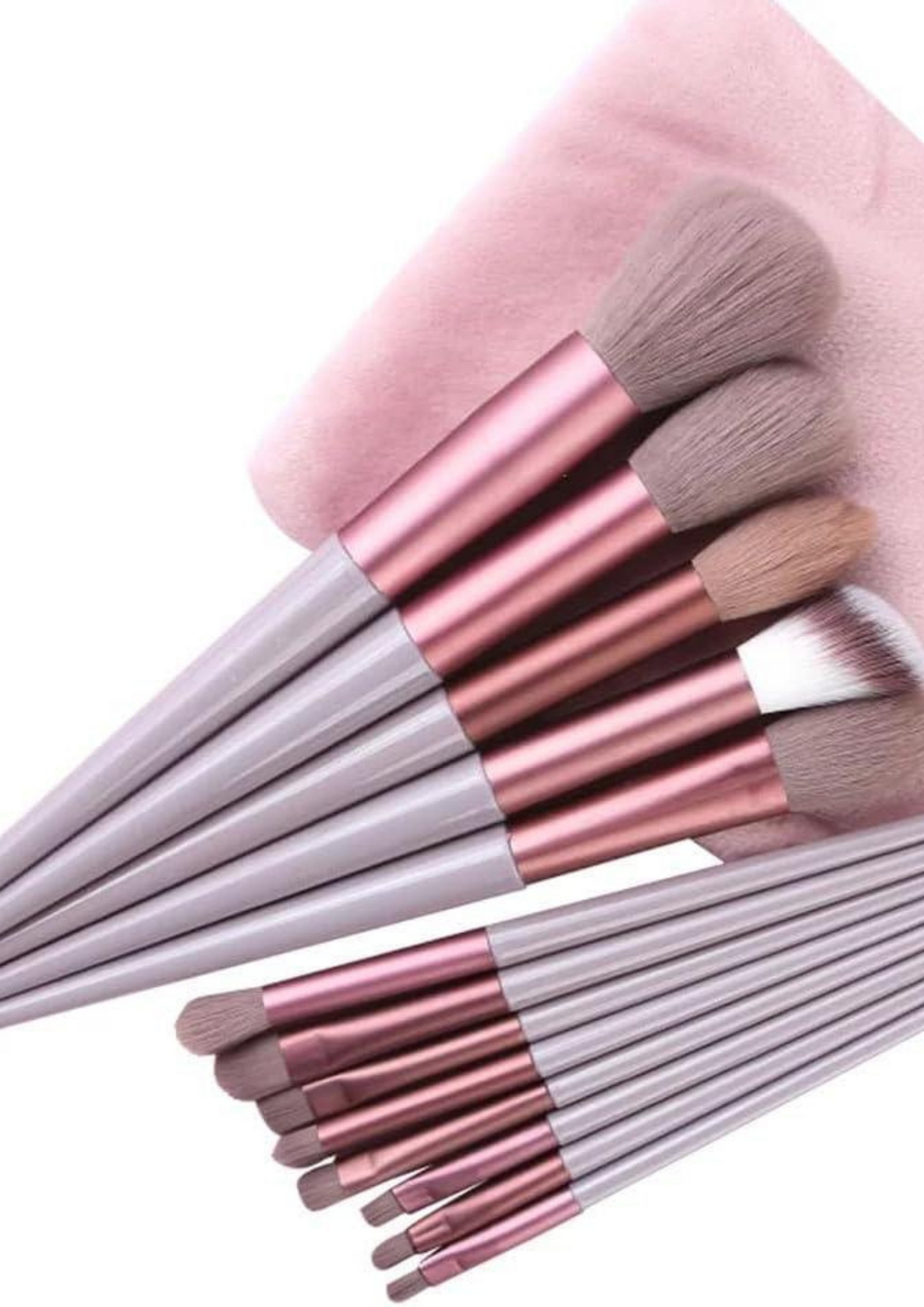 13 Pcs Smooth Synthetic Hair Makeup Brushes Set for Flawless Eye Makeup & Blending